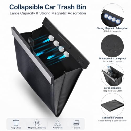 Poubelle de voiture pour BMW X2 F39 pour garder un habitacle propre en voyage