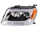 Replacement for Suzuki Grand Vitara 2009 2010 2011 2012 2013, CAPA Certified Headlight Assembly, Base, JLX-L, JLX, JX, Limited, Premium, Urban, Halogen Headlight, Left / Driver Side