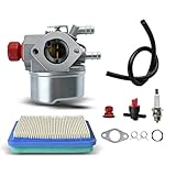 Carburetor with Air Filter Replacement For Tecumseh Go Kart 5HP 5.5HP 6HP 6.5HP OHH OHV HOR Engine 640004 640025 640017 640104