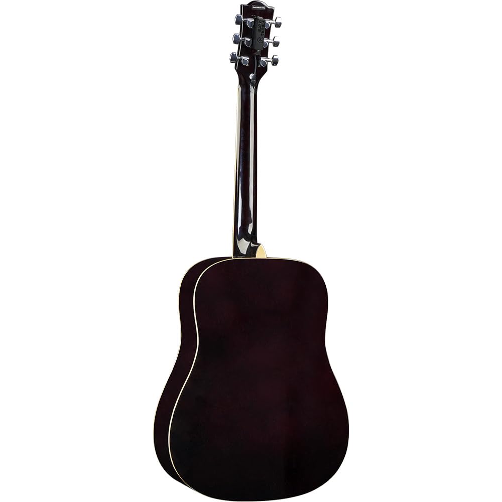 EKO GUITARS – RANGER NAT Visual Note, Guitare Acoustique Dreadnought, Table Épicéa, Dos et Éclisses Tilleul, Lamelle LED Visual Note Compatible APP, Couleur Natural