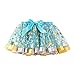Toddler Soft Tutu Skirt Toddler Ruffled Cover Fashion Tulle Skirt Layered Tulle Skirt Fashion Sequin Clothes (Sky Blue, 2-4 Years)