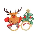 partybrillen selber basteln Exquisite Dekoration: Weihnachtsdekoration Gläser bringen eine angenehme Weihnachtsstimmung, genießen Sie die festliche Atmosphäre von Weihnachten, ist das perfekte Geschenk für Freunde und Familie.