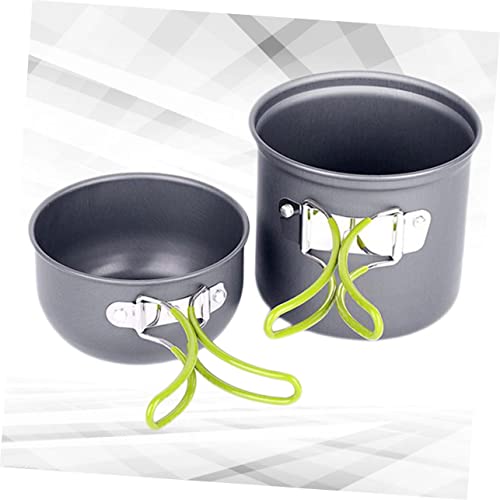 Parliky Camping Cookware Set Lightweight Folding Pot Complete Outdoor Cooking Tools - Image 4