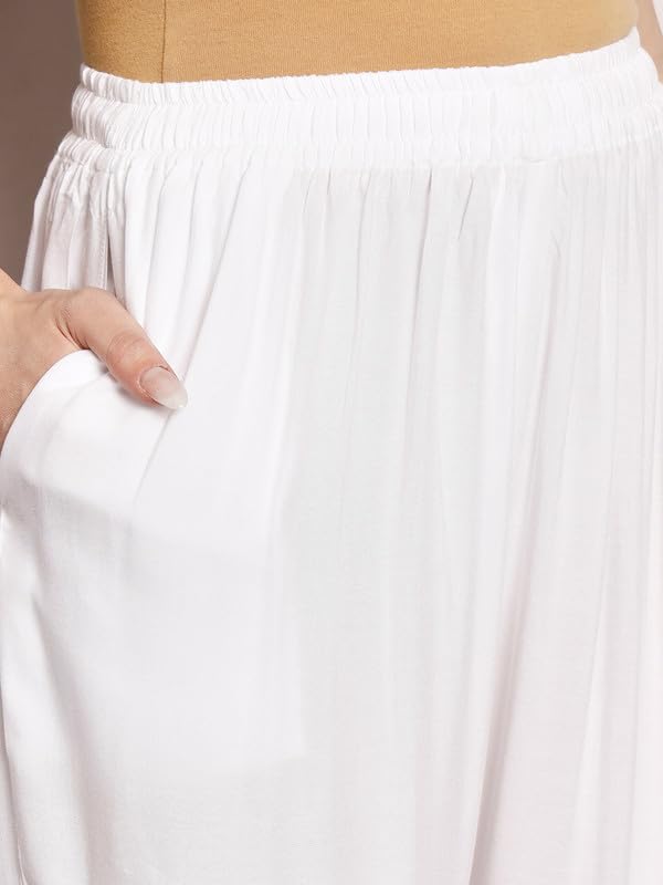 Image of Soft Colors Women Regular Fit Pocket Palazzo
