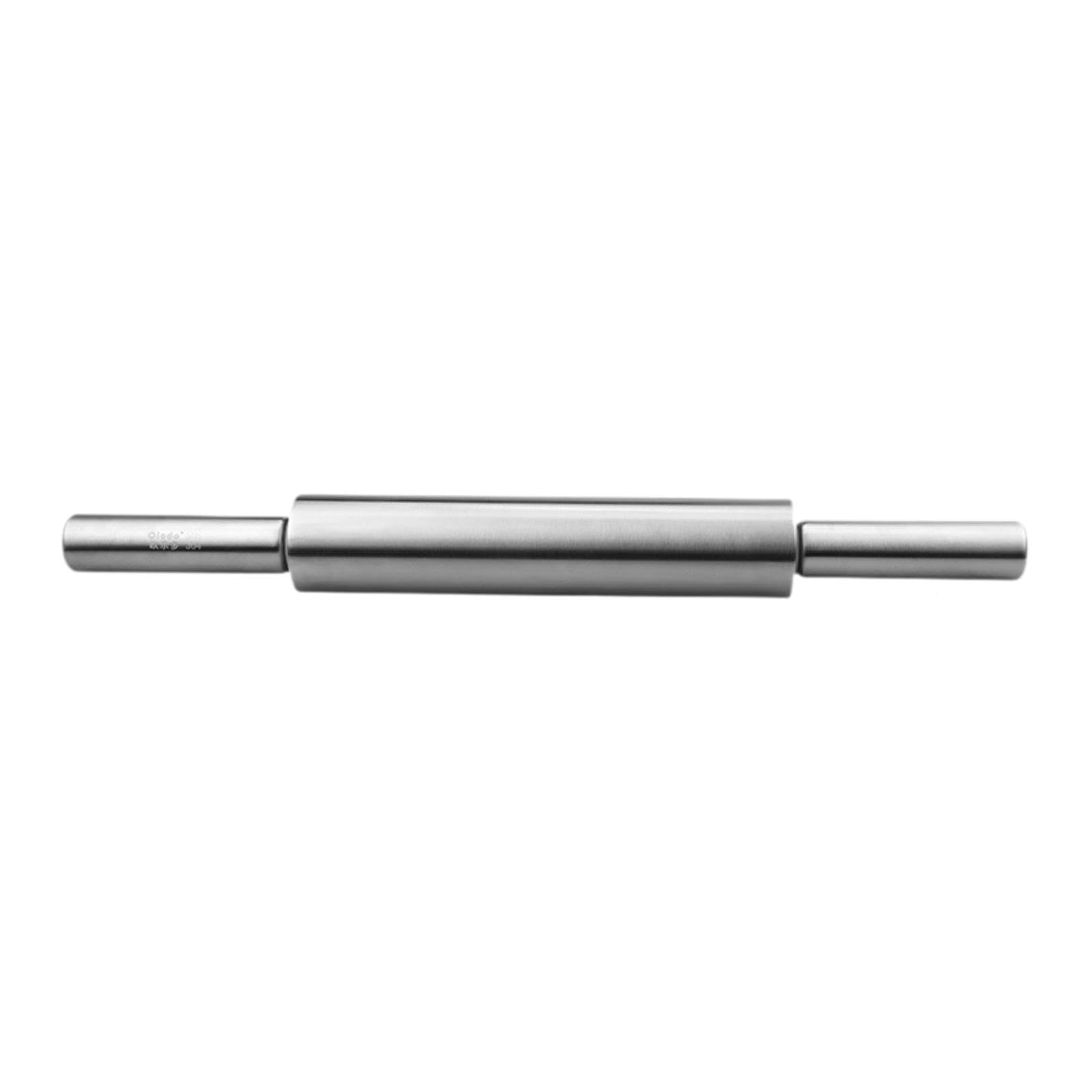 Rodillo de Acero Inoxidable para Hornear con Superficie Antiadherente Accesorio Manual Herramienta para Pasteles Utensilio Multifuncional Adecuado Par, S