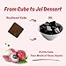 HeySweet Lychee Jelly – Vegan, Dye-Free Asian Konjac Jelly with Brown Sugar & Real Lychee | Jel Dessert & Topping for Boba Tea, Yogurt, Drinks, Shaved Ice, Ice Cream | Halal, Gluten-Free | 9 oz, 8 Servings