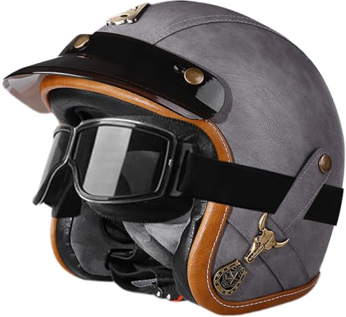 Casco moto jet retro para los trayectos urbanos diarios en scooter