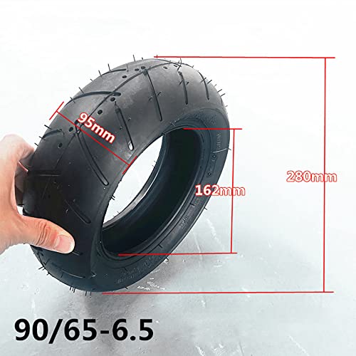 Electric Scooter Tires 90/65-6.5 Thick tubeless Tires 11 inch Mini Motorcycle tire Aessories Suitable for Balance car/Trolley tire Replacement B GuShe