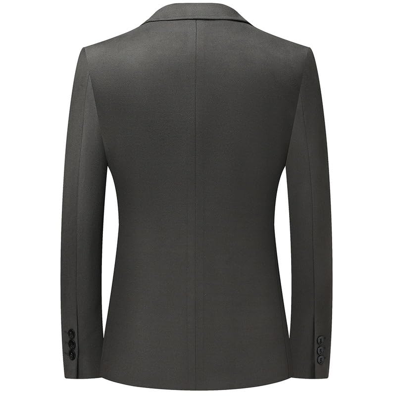 Men's Green Blazers Business Suit Jacket Slim Fit Two Button Casual Sport Coats2