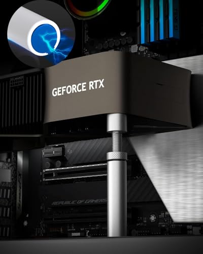 Gpu Sag Bracket, Gpu Holder, Graphics Card Bracket, Graphic Card Stand, Aluminum Alloy Graphics Card Holder Bracket, Adjustable Height Graphics... - Image 6