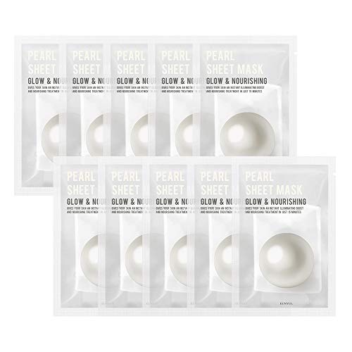 [PAKET VON 10] EUNYUL Purity Gesichtstuchmasken PERAL 10 Stück, Koreanische Hautpflege Feuchtigkeitsspendende, pflegende und klärende natürliche Inhaltsstoffe für alle Hauttypen