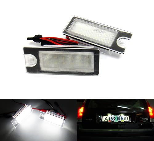 Luces LED Para Matrícula Volvo S60, S80, V70, XC70, XC90