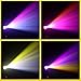 YUERLT 200W LED Moving Head Light - Beam/Spot/Wash, 8 Colors & 12 Patterns, DMX/Sound/Auto Control, 540° Pan, 180° Tilt for Stage, DJ, Events