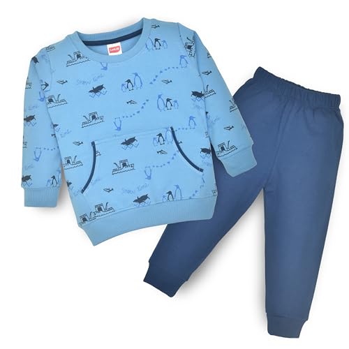 LuvLap Boys Baby and Toddler Sweatshirt Set