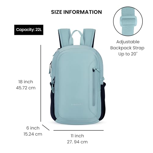 Image of Sherpani Getaway, Casual Daypack Backpacks, Laptop Backpack, 22L Travel Backpack for Men Women, Travel Gift, Fits 15'' Laptop, RFID Protection (Surf)