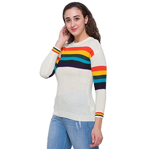 Image of Globus Women Multicoloured Striped T-Shirt