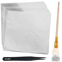 Amazon | 金箔 フェイク 9cm×9cm 100枚入り 模造金箔 ゴールド