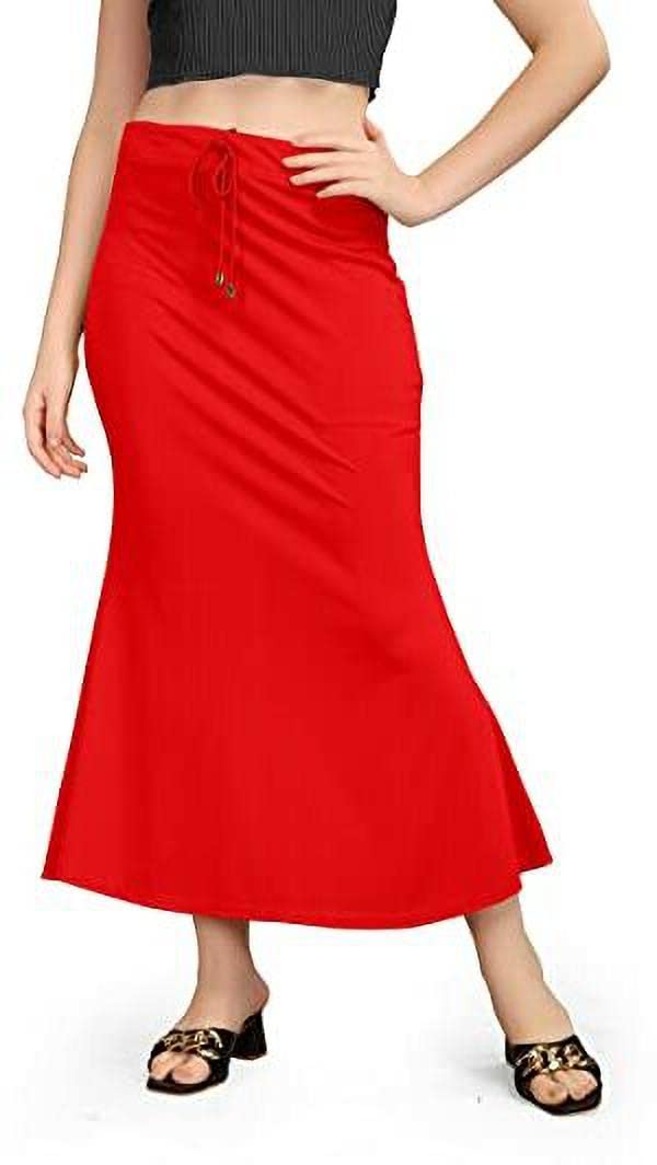 chandan fashion Chandan TEX FAB Women's Cotton Blend Saree Shapewear Petticoat (Available in Attractive Colors & Sizes) | Stretchable | Thigh & Hip Shaper | Saree Silhouette Shapewear for Women-picture-36