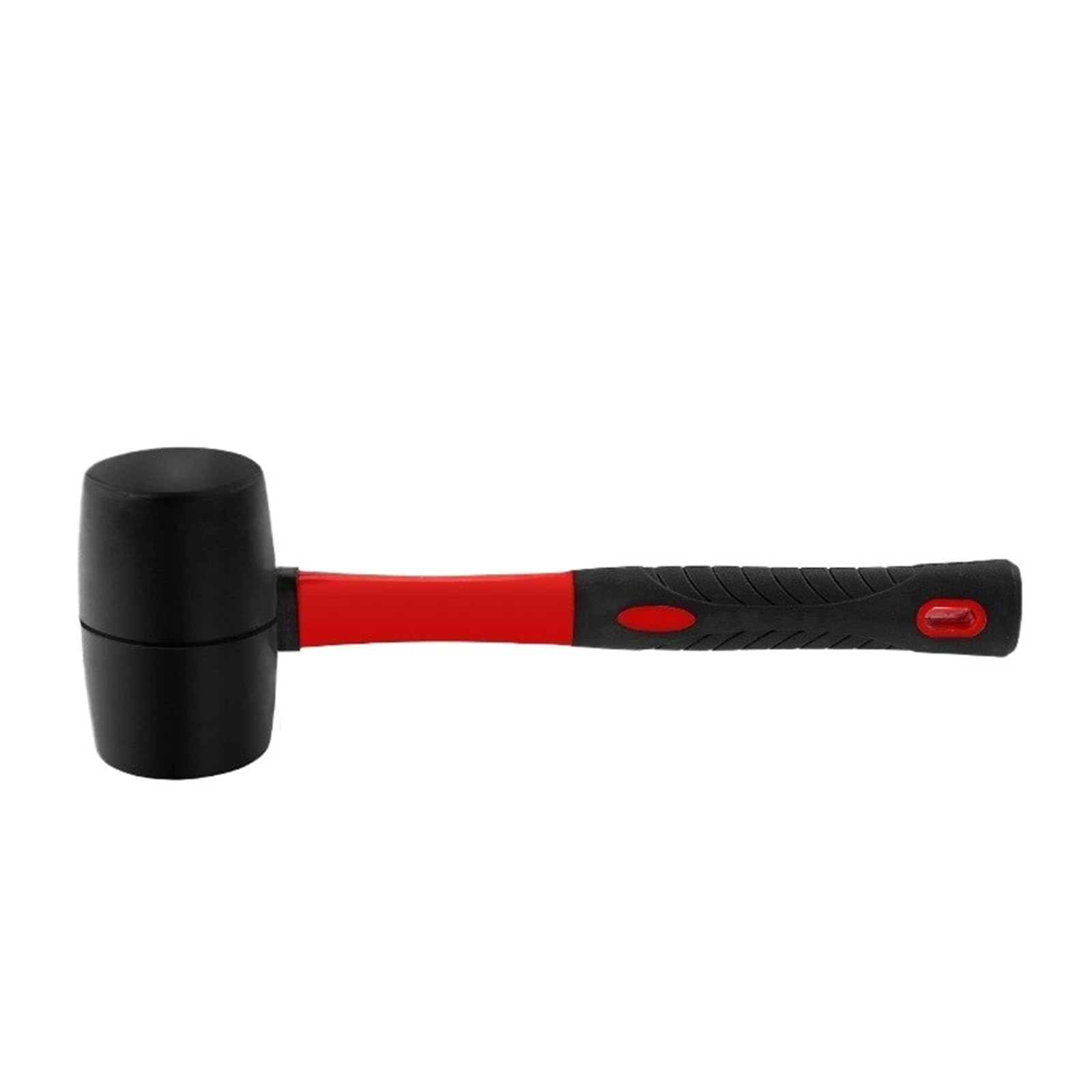Naqzrxpml One Color Rubber Mallet Double Face, Insulated Handle For Slabs Bricklaying, 12 16 24 Oz(16Oz)