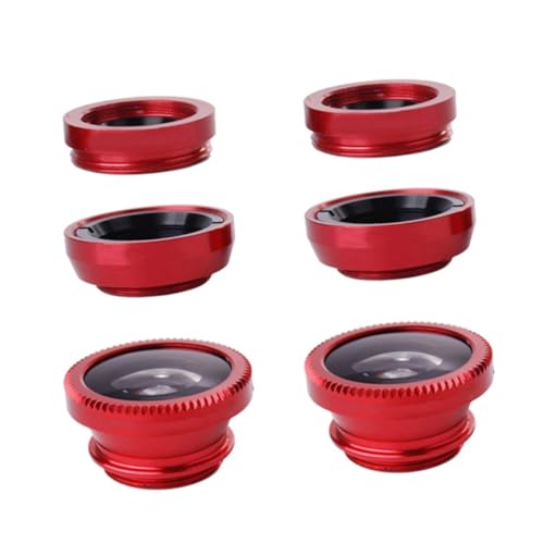 DIYEAH Complete Mobile Phone Lens Set 3-in-1 Wide Macro Fish Eye Lenses for Landscape Photography