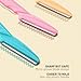 Eyebrow Razors Facial Hair Remover Shaver Trimmer Shaper, Exfoliating Dermaplaning Tool for Women and Men 30 Pcs