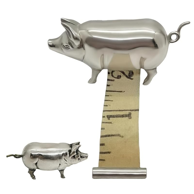 Cinta métrica mini estilo cerdo vintage