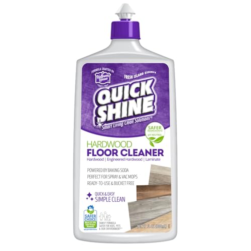 Quick Shine Hardwood Floor Cleaner 27oz| Use in Spray &