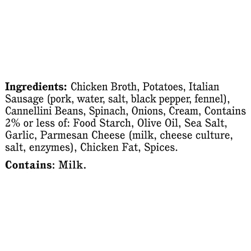 Image of Rao's Made for Home Sausage & Potato Soup, 16oz, Real Vegetables, Traditional Italian Heat and Serve Soup