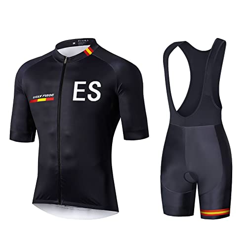 Jersey De Ciclismo MILOTO Para Hombre - Manga Corta, Reflectante, 100% Poliéster, Con Cremallera Y Bolsillos Traseros