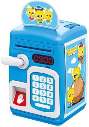 Generic Money Safe Kids with Finger Print Sensor Piggy Savings Bank with Electronic Lock, Blue Coin Bank (B08CKXPWFJ) Amazon Price History, Amazon Price Tracker