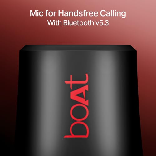 Image of Boat Stone Uno, 3W Signature Sound, 6HRS Battery, TWS Feature, Bluetooth v5.4 & Type-C Interface, Bluetooth Speaker, Wireless Speaker, Portable Speaker(Raging Black)