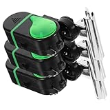 Milisten 3pcs Fishing Rod Alarm with Loud Sound High Sensitivity Electronic Bite Alert for All Anglers Durable Design for Beginners and Enthusiasts Black