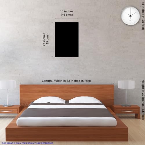 Pitaara Box Red Telephone Booth & Big Ben In London, UK D1 | Canvas Painting for Bedroom & Living Room | Engineered Wood Frame | 18 x 27 inch (46 x 69 cms)