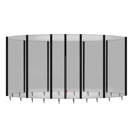 Baunsal® Trampolin Sicherheitsnetz Ø 487 cm (JS+EXD-M) für 10 Netzstangen Netzhöhe 180 cm Ersatzteile Trampolin Netz Trampolin Schutznetz Kinder Trampolin Ersatznetz Trampolin Outdoor