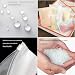 Imagen de 32 piezas transparentes de plástico con cremallera bolsa de viaje multifunción bolsa organizador