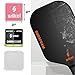 Srikel Pickleball – Paddle Cleaner Eraser with Carrying Storage Case, Premium Carbon Fiber Pickle Ball Racket Cleaner, Fast & Easy Rubber Eraser Removes Ball Residue, Dirt & Scratches, Pink