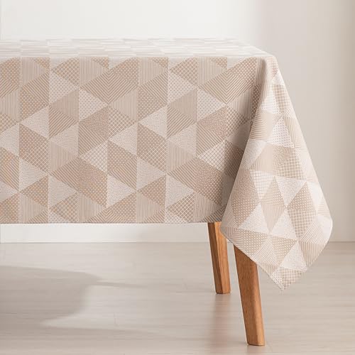 GAMUSI Mantel Antimanchas Mesa Rectangular Jacquard Impermeable 1...