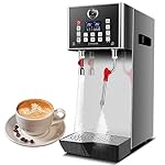 HLGKBY Fully-Automatic Coffee Foam Maker Frothing Machine Commercial Steam Milk Frother 4 IN 1 Milk Steamer Machine with 12L Capacity Electric for Coffee, Milk, Bubble Tea, Milk Tea - Image 7