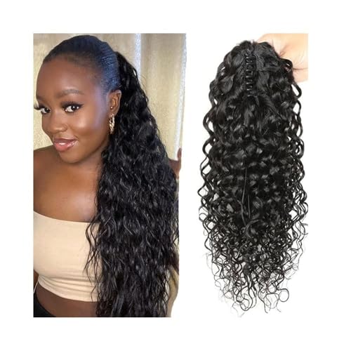Extension de queue de cheval en cheveux humains pour corriger les cheveux fins