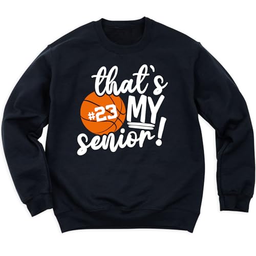 Custom Thats My Senior Basketball Sweatshirt Senior Night Sweatshirt Personalized Senior Basketball Long Sleeve Tees Customizable Number Basketball Hoodies2