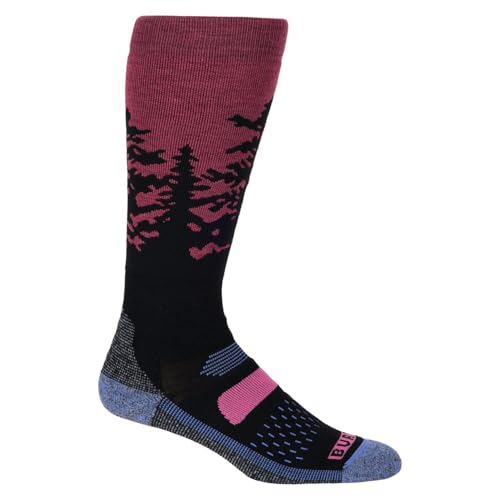 Chaussettes ski Burton femme jaune Performance Midweight pour snowboard hiver