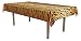 Beistle 54063 Tiger Print Table Cover, 54" x 108", Orange/Tan/Black