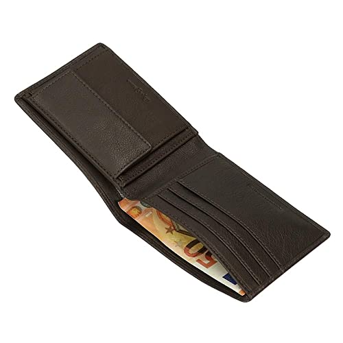 Pepe Jeans Unisex. 7374232 Billetero De Piel Badge Marron (Osfa), MarróN, Casual - 4