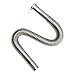 TONUSA yaoqijie 80cm Stainless Steel Sink Siphon Useful Waste Valve Drain Flexible Pipe DN30 Hose Sink Home Bathroom Siphons Lasting