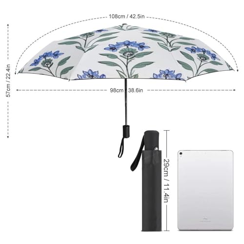 Parapluie rétractable solide contre le vent pour ne plus finir mouillé en ville - 2