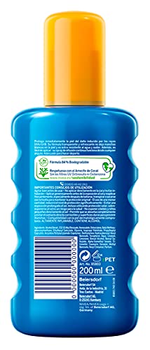 NIVEA Sun Protege Y Refresca Fp30 Spray, Protección Solar Alta, 200ml, Transparente - Imagen 3