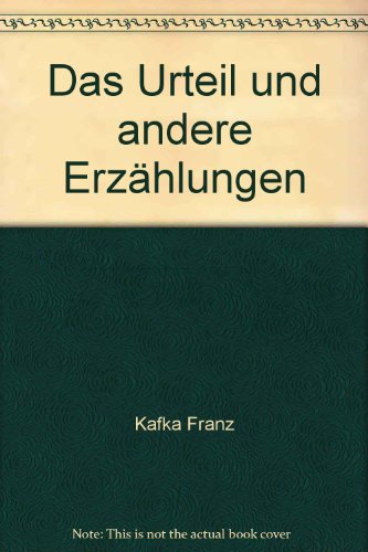 Image of Das Urteil und andere Erzählungen