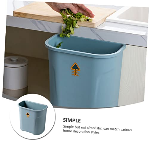 Basura colgante para pared sin tapa para cocina y oficina miniatura 4