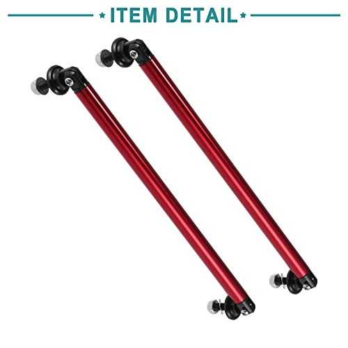 ACROPIX 200mm 7.87" Front Rear Universal Bumper Lip Splitter Strut Rod Tie Support Bars Splitter Support Rods Red - Pack of 2 by ACROPIX - Image 6