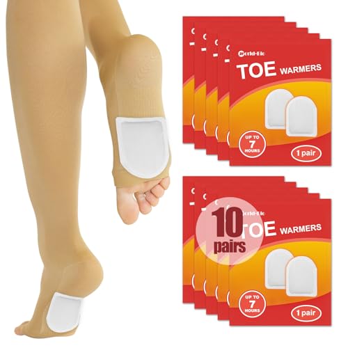 Semelles intérieures MR.ICE et réchauffeurs d'orteils contre le froid